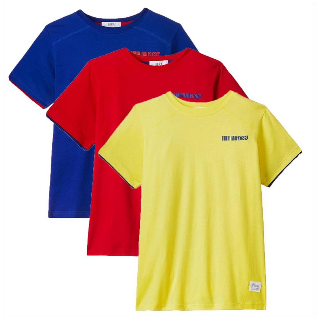 

Sera Boy Cotton Solid T-shirt - Multi