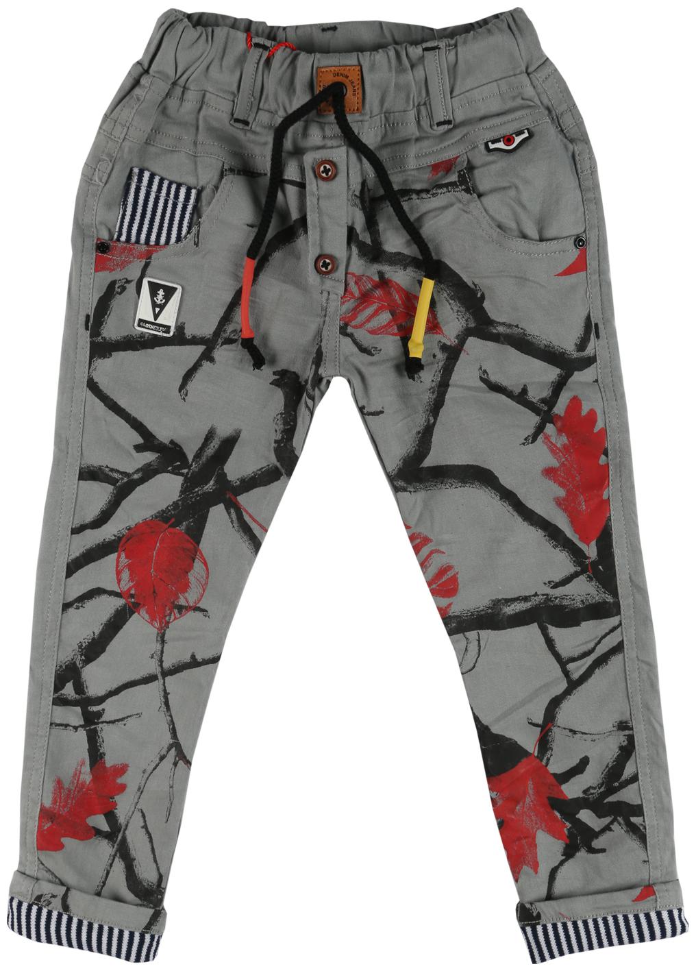 

TOONYPORT Baby boy Denim Printed Jeans - Grey