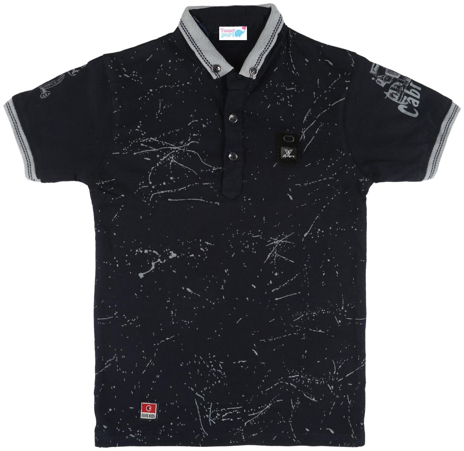 

TOONYPORT Cotton Printed T shirt for Baby Boy - Black