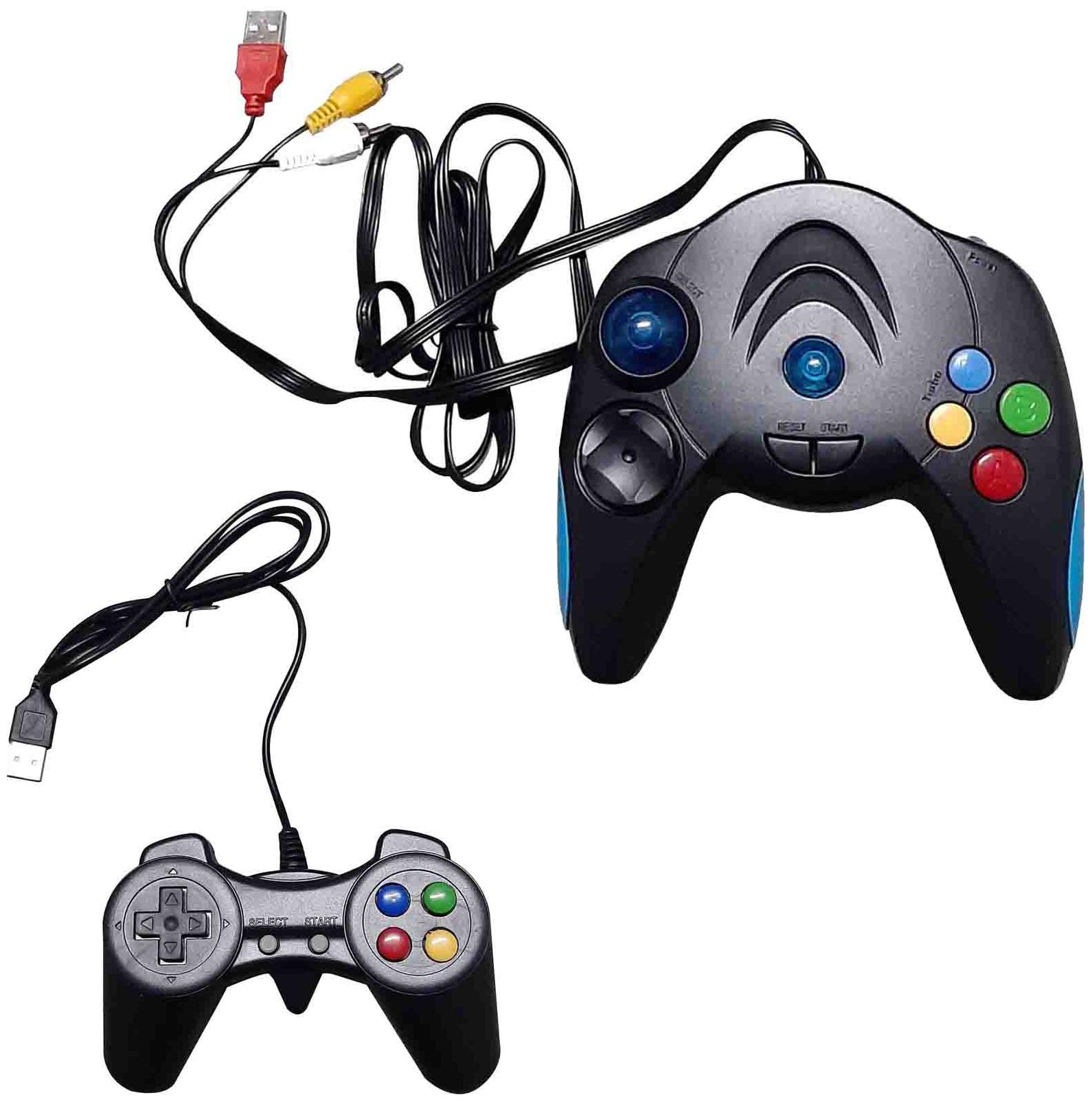 

Ptc Mart 220 Battle Of Tv Video Game Direct Av Inputs Usb With 2 Remotes For 2 Player Game 103000 Built In Games For Kids