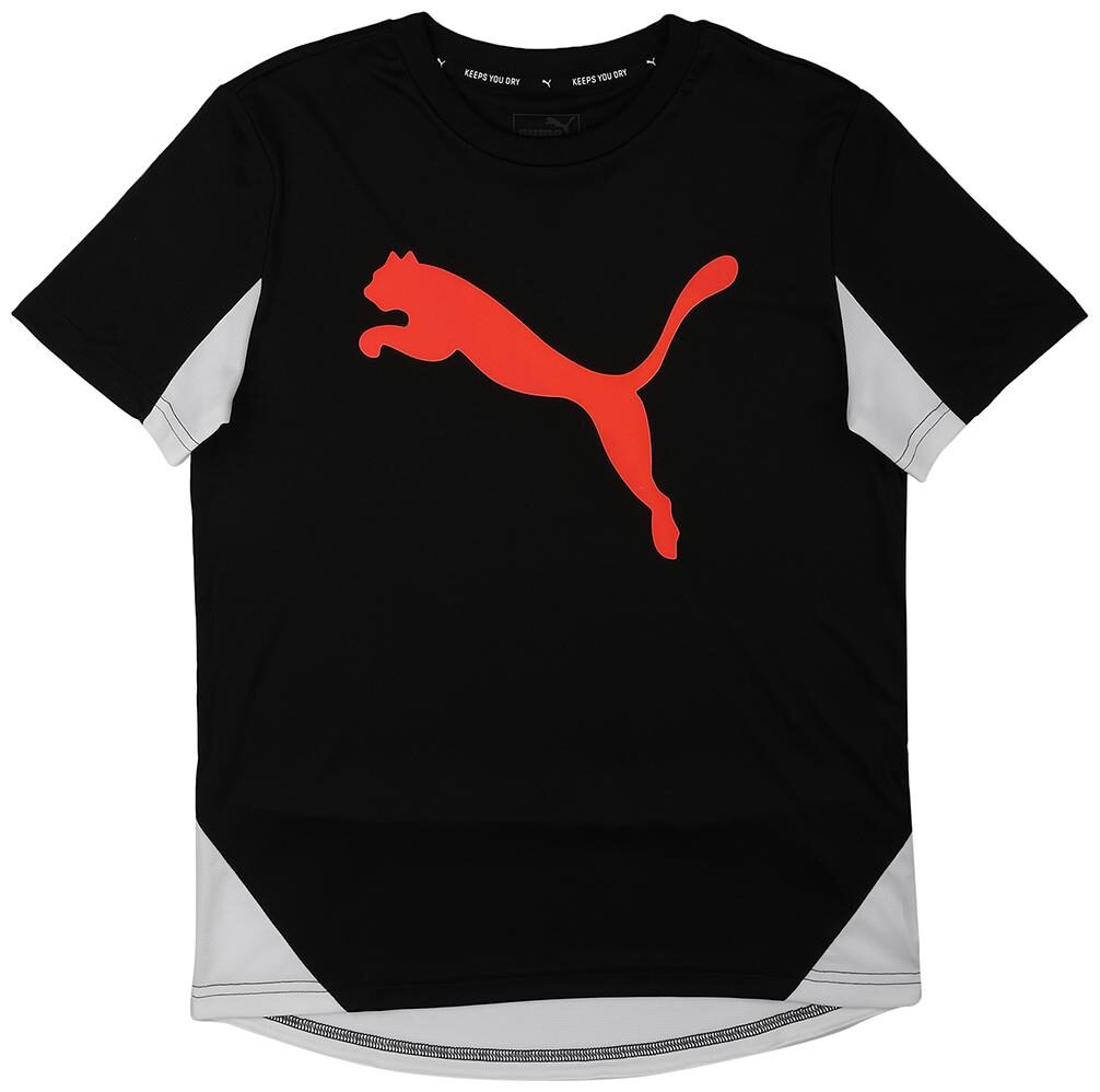 

Puma Boy Polyester Printed T-shirt - Black