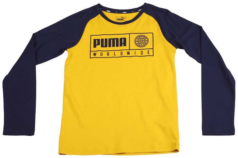 

Puma Boy Cotton Printed T-shirt - Yellow