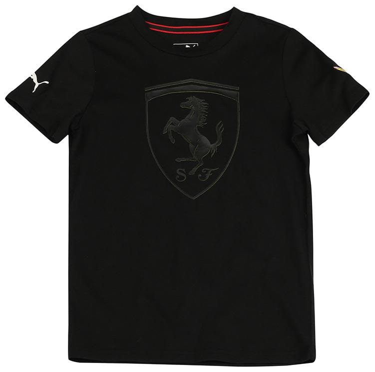 

Puma Boy Cotton Printed T-shirt - Black