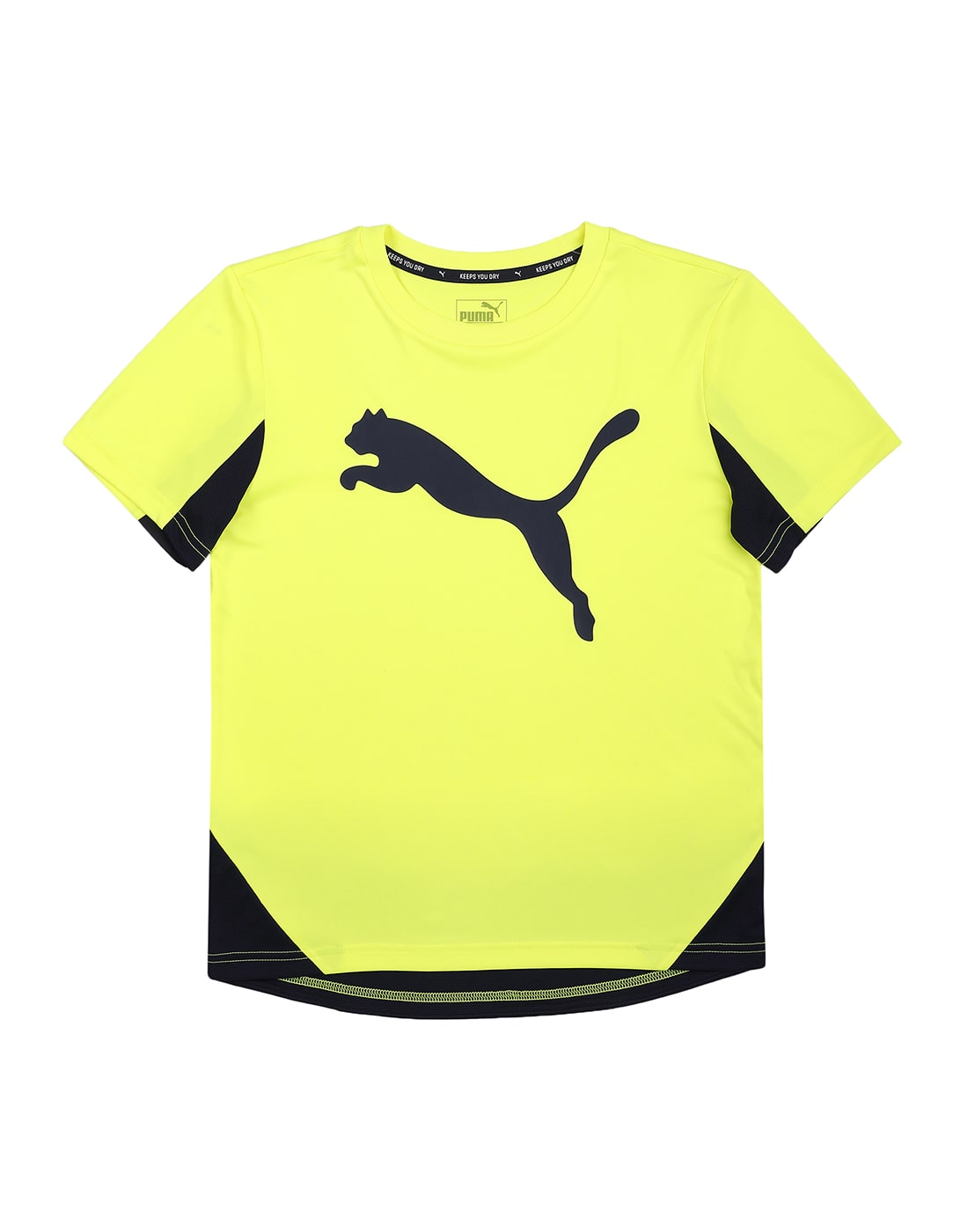 

Puma Boy Polyester Printed T-shirt - Yellow