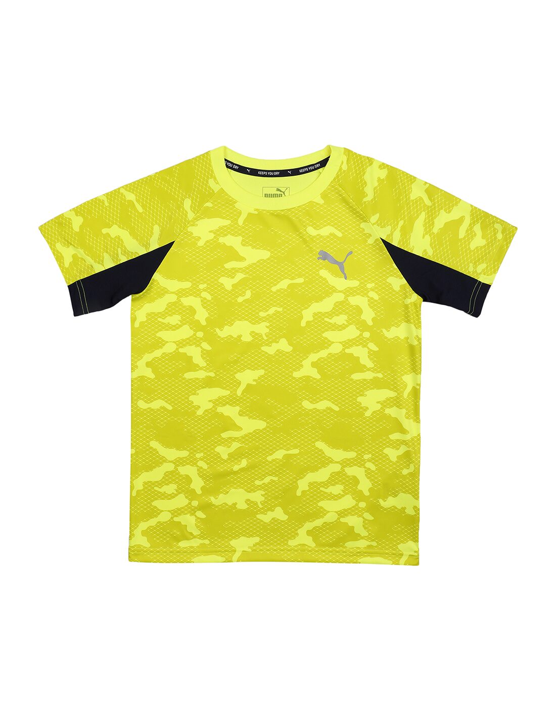 

Puma Boy Polyester Printed T-shirt - Yellow