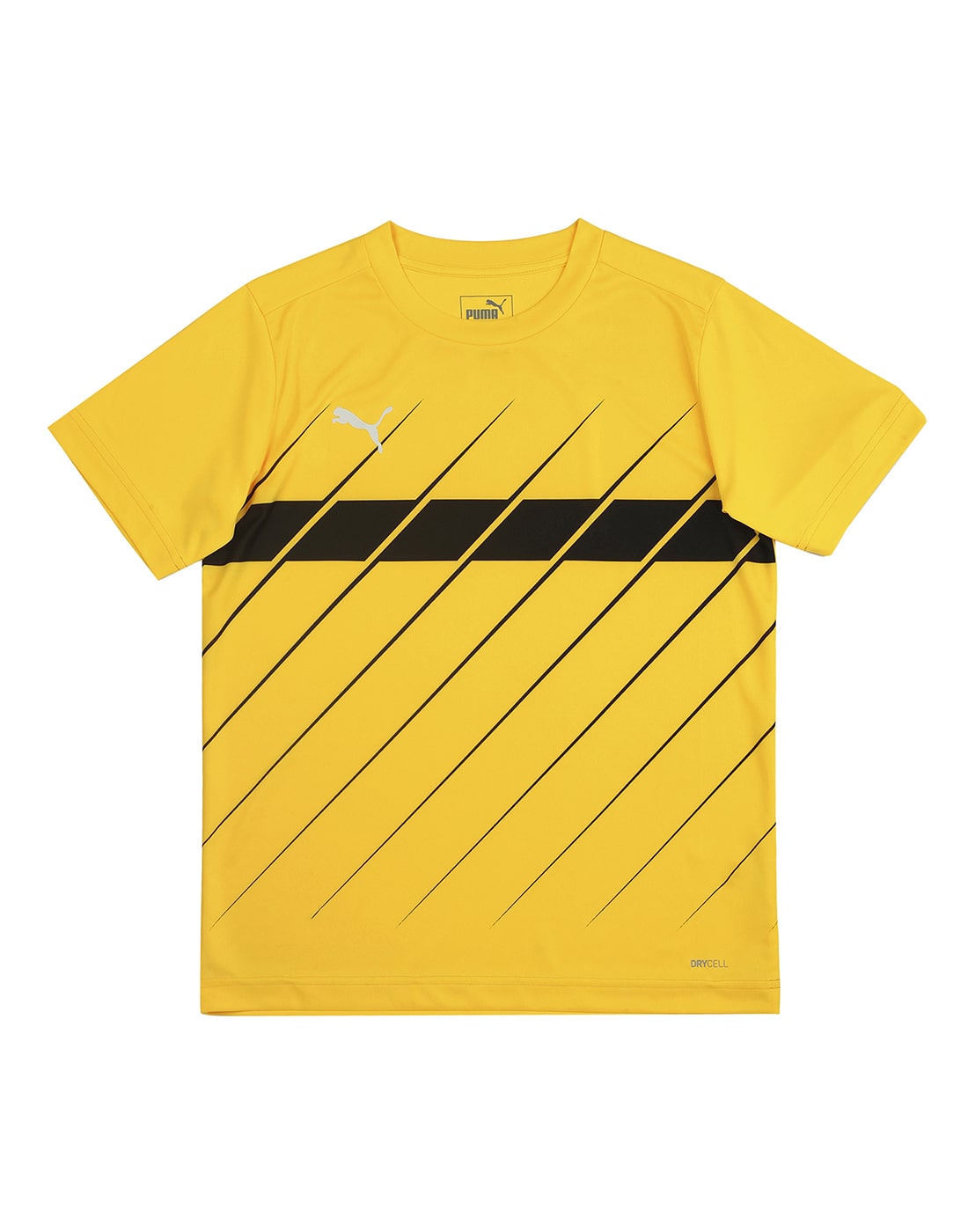 

Puma Boy Polyester Printed T-shirt - Yellow