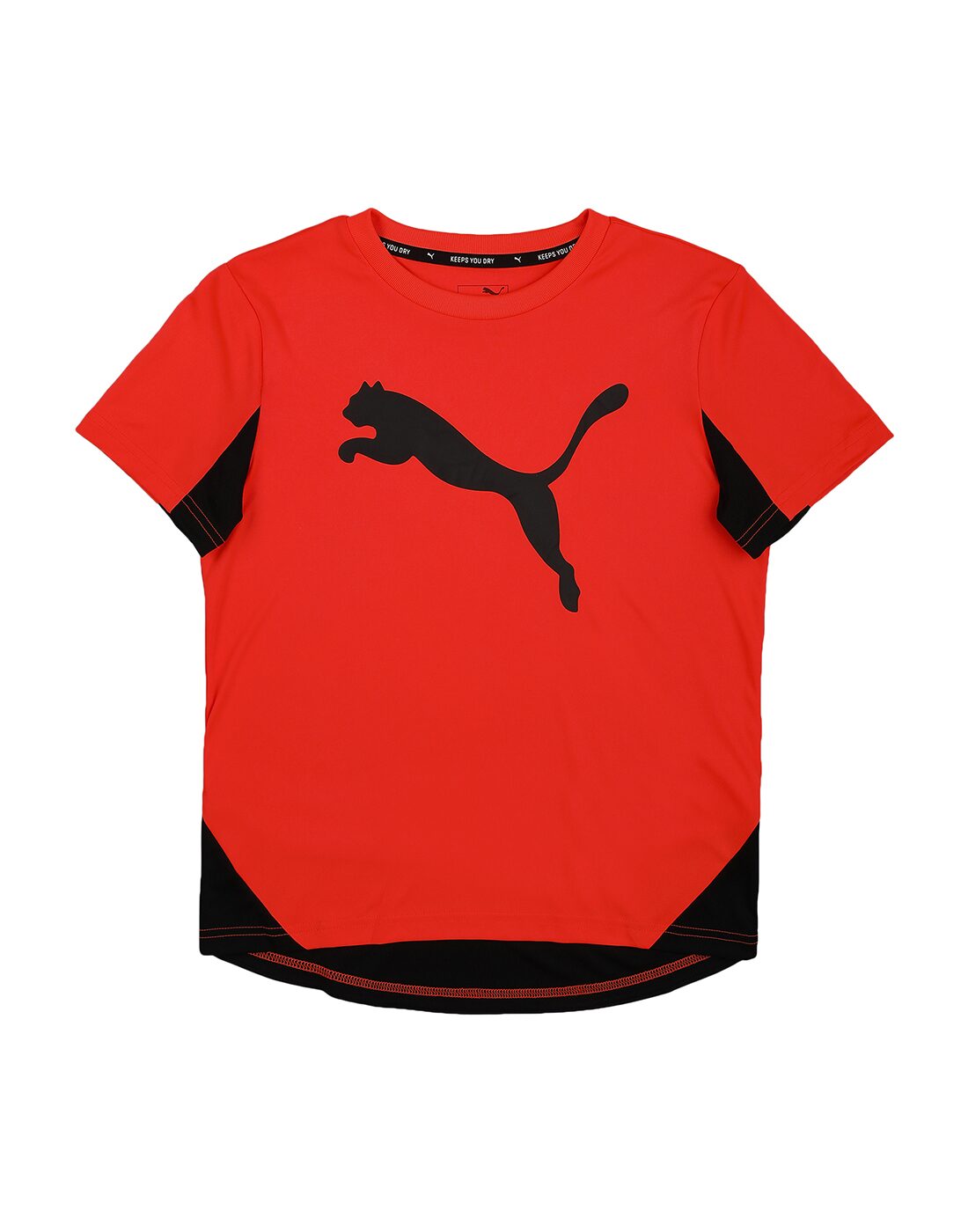 

Puma Boy Polyester Printed T-shirt - Orange