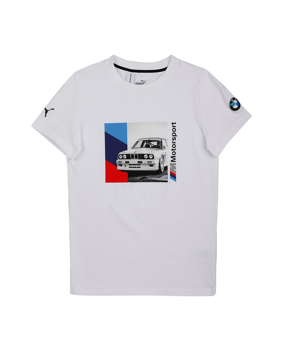 

Puma Boy Cotton Printed T-shirt - White