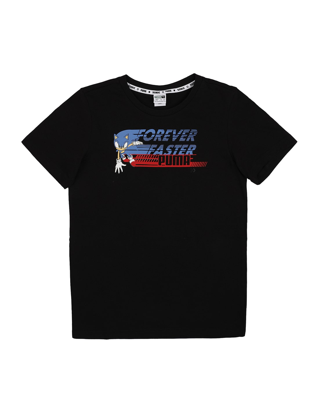

Puma Boy Cotton Printed T-shirt - Black