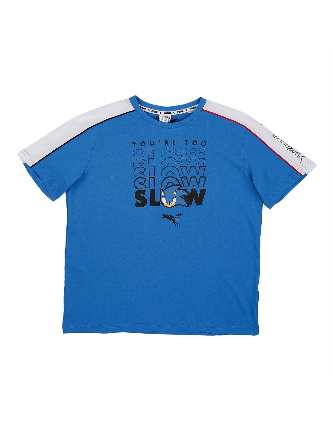 

Puma Boy Cotton Printed T-shirt - Blue