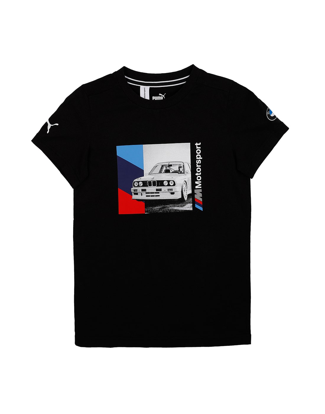 

Puma Boy Cotton Printed T-shirt - Black