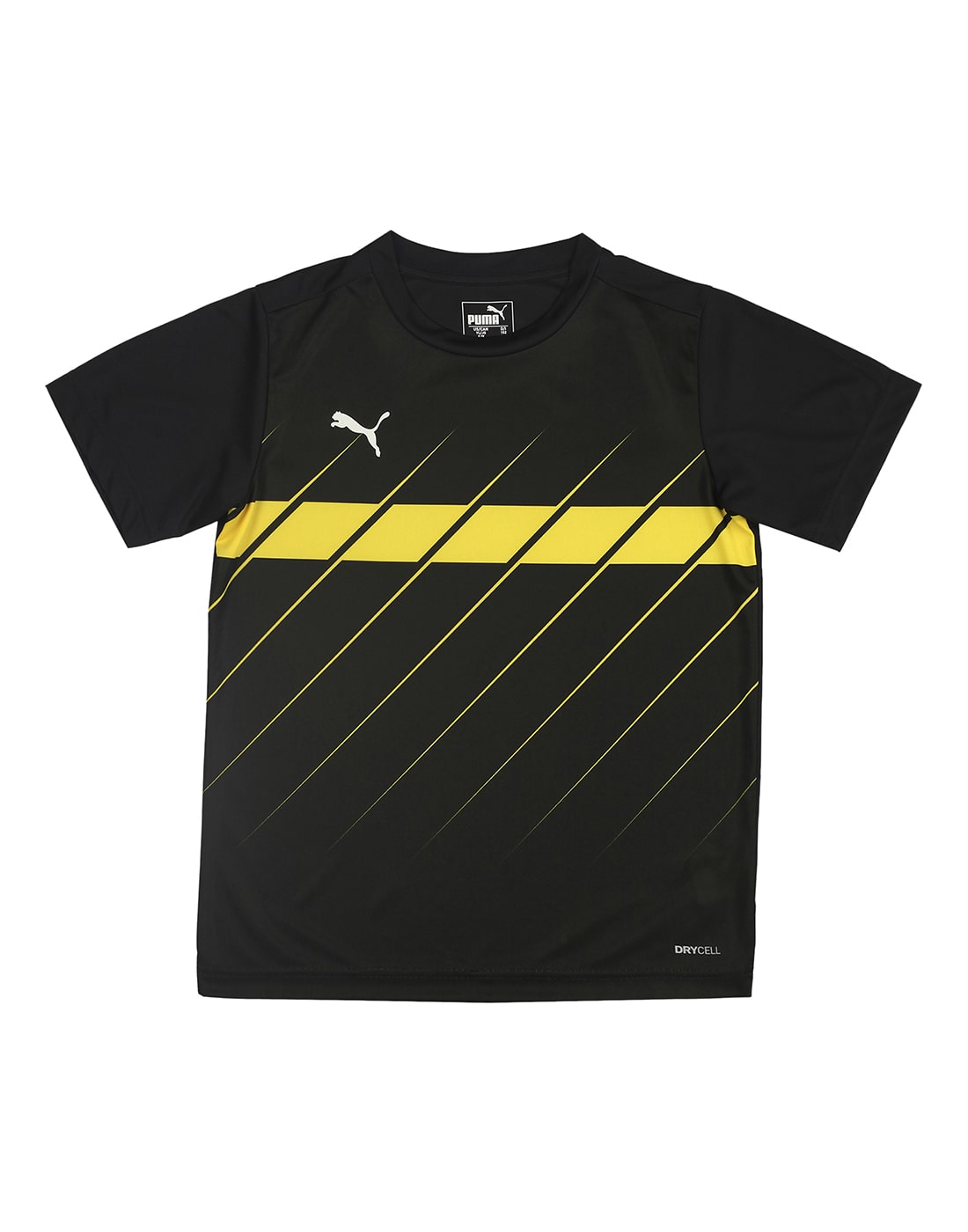 

Puma Boy Polyester Printed T-shirt - Black