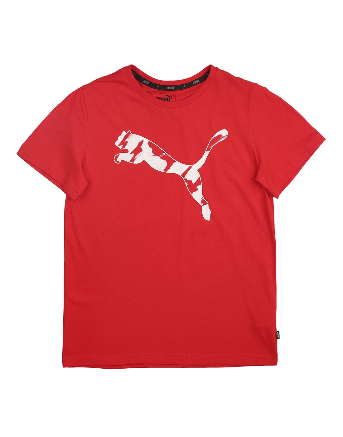 

Puma Boy Cotton Printed T-shirt - Red