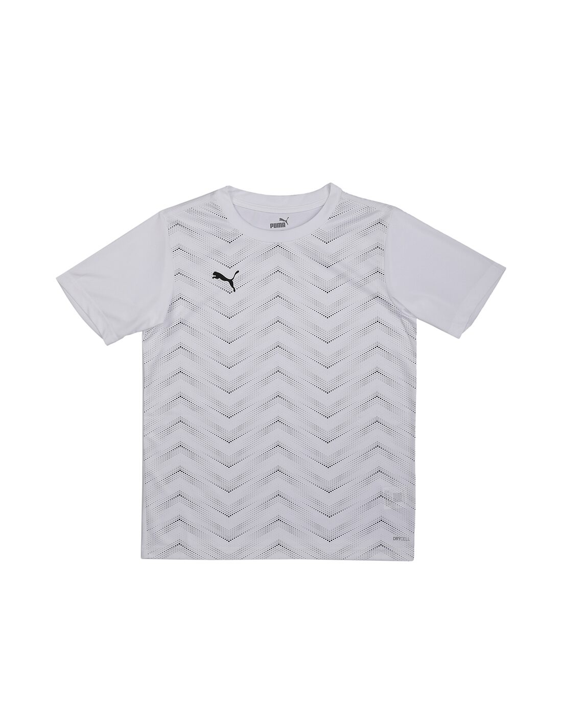 

Puma Boy Polyester Printed T-shirt - White