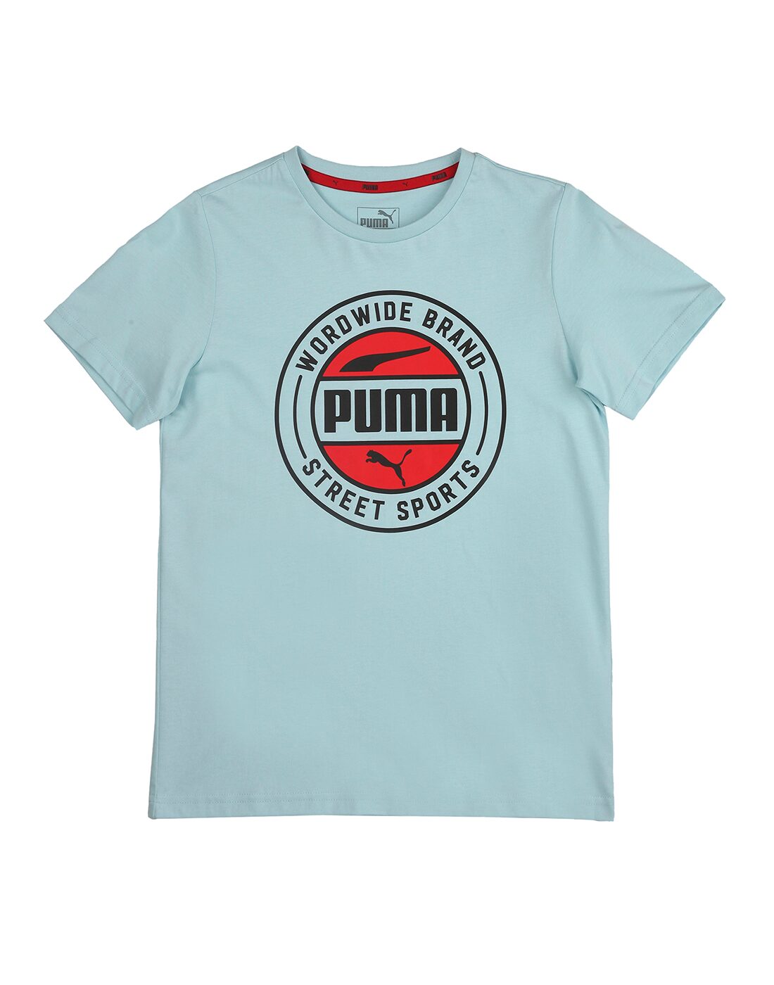 

Puma Boy Cotton Printed T-shirt - Blue