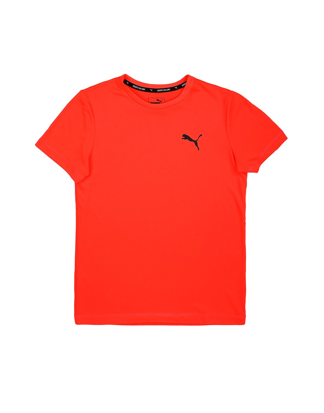 

Puma Boy Polyester Printed T-shirt - Orange