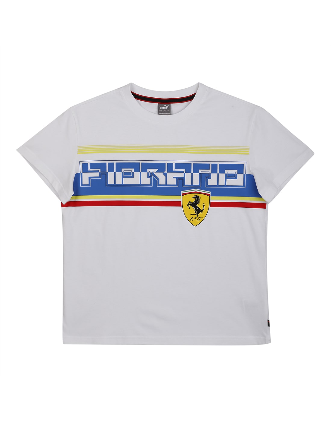 

Puma Boy Cotton Printed T-shirt - White