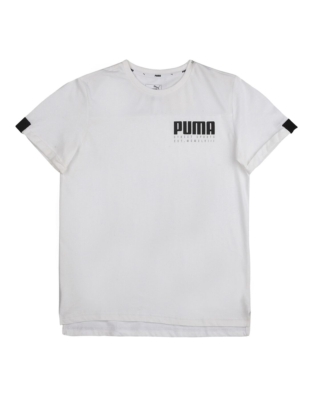 

Puma Boy Cotton Printed T-shirt - White