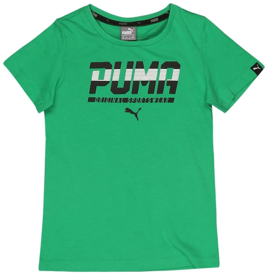 

Puma Boy Cotton Solid T-shirt - Green
