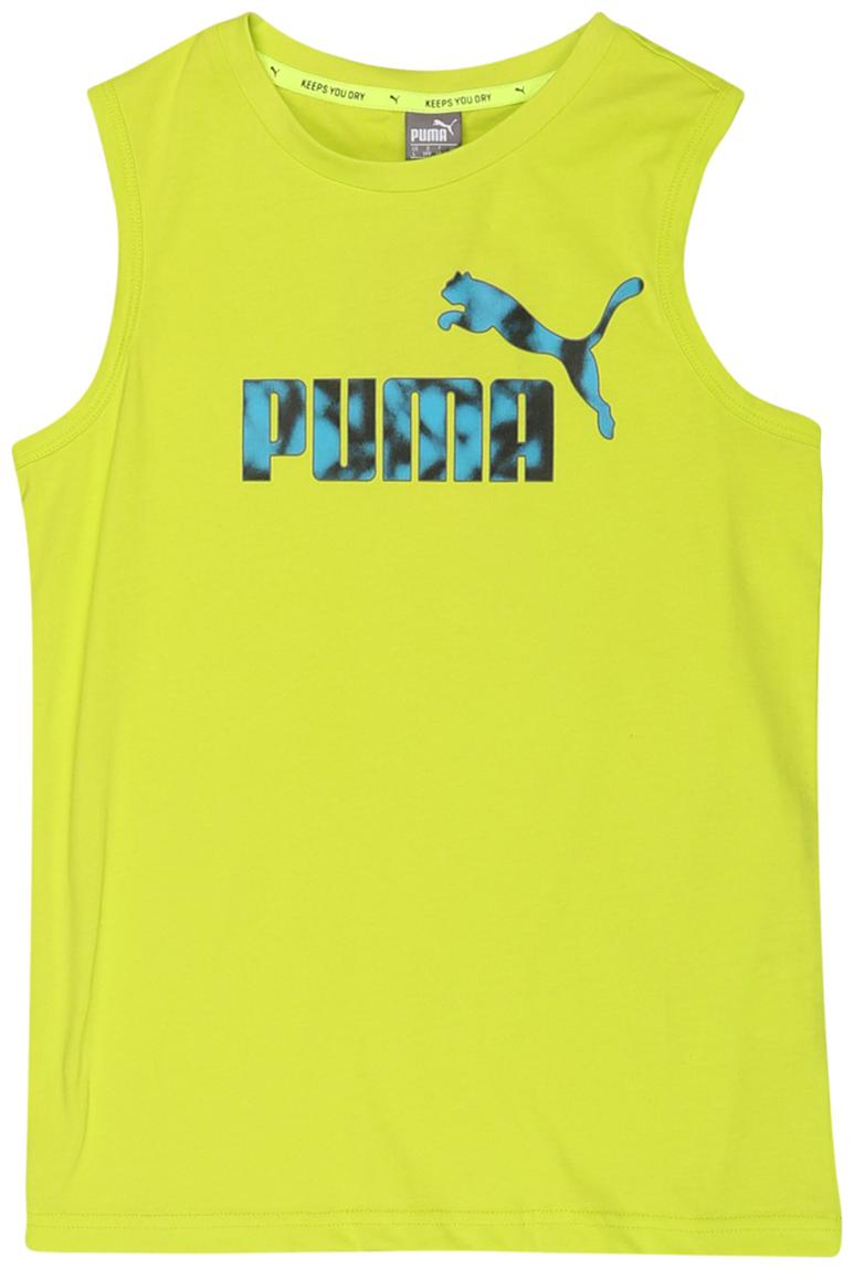 

Puma Boy Cotton Solid T-shirt - Green