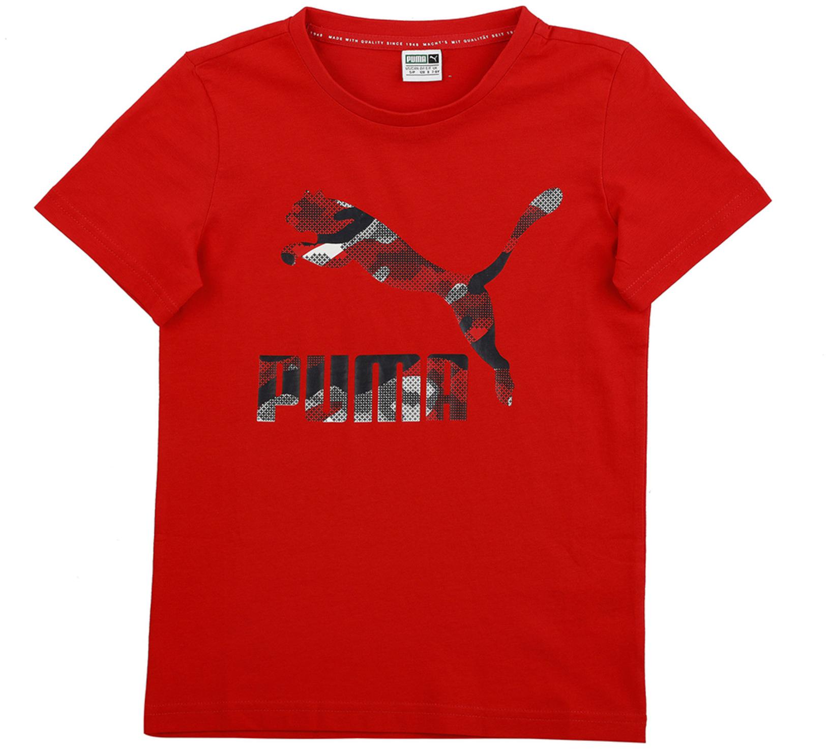 

Puma Boy Cotton Printed T-shirt - Red