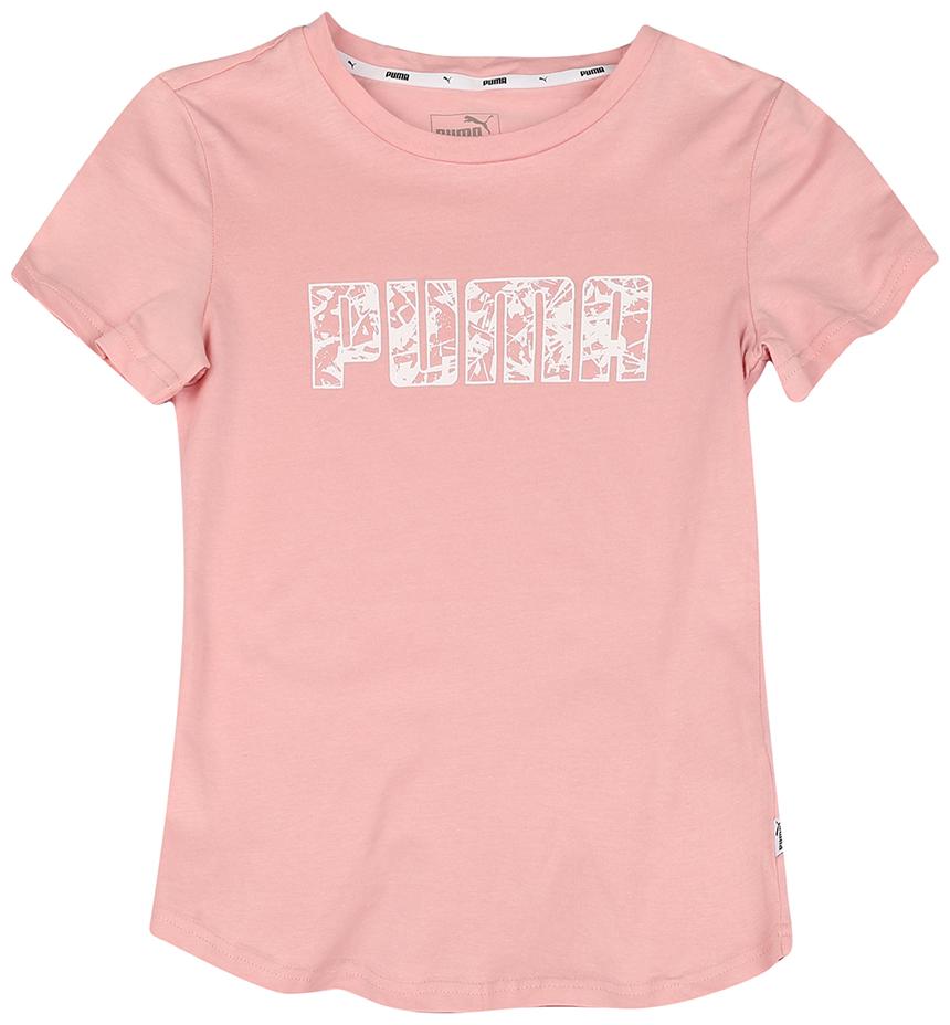 

Puma Girl Cotton Printed T shirt - Pink