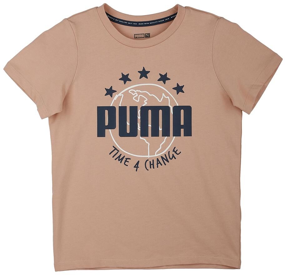 

Puma Boy Cotton Printed T-shirt - Pink