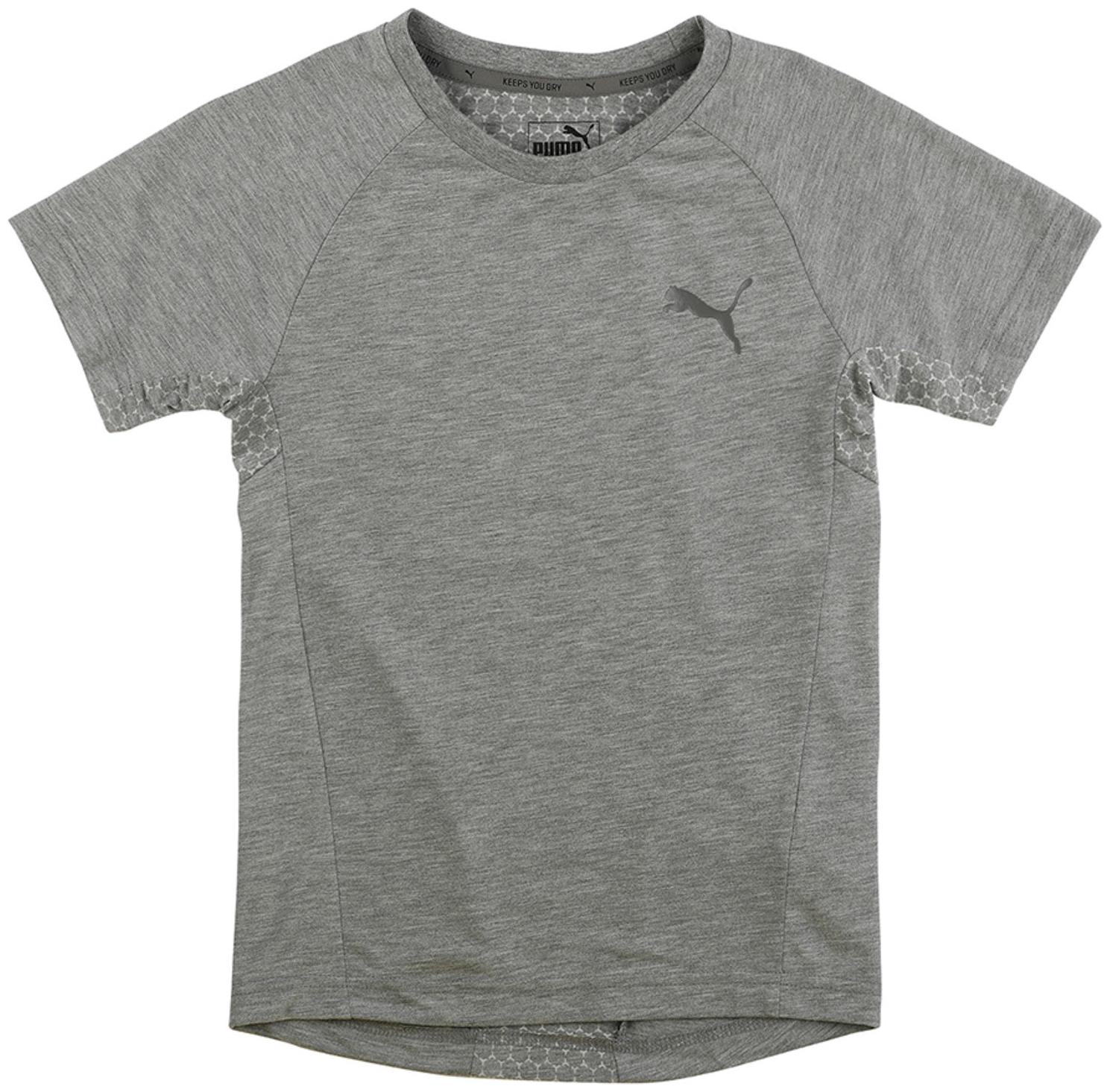 

Puma Boy Polyester Printed T-shirt - Grey