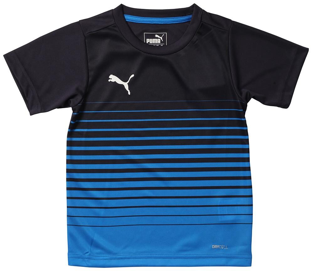 

Puma Boy Polyester Printed T-shirt - Blue Black