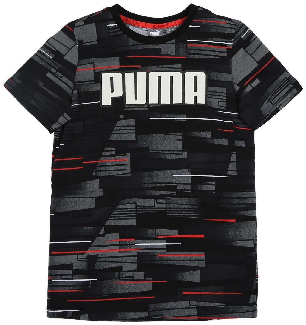 

Puma Boy Cotton Printed T-shirt - Black