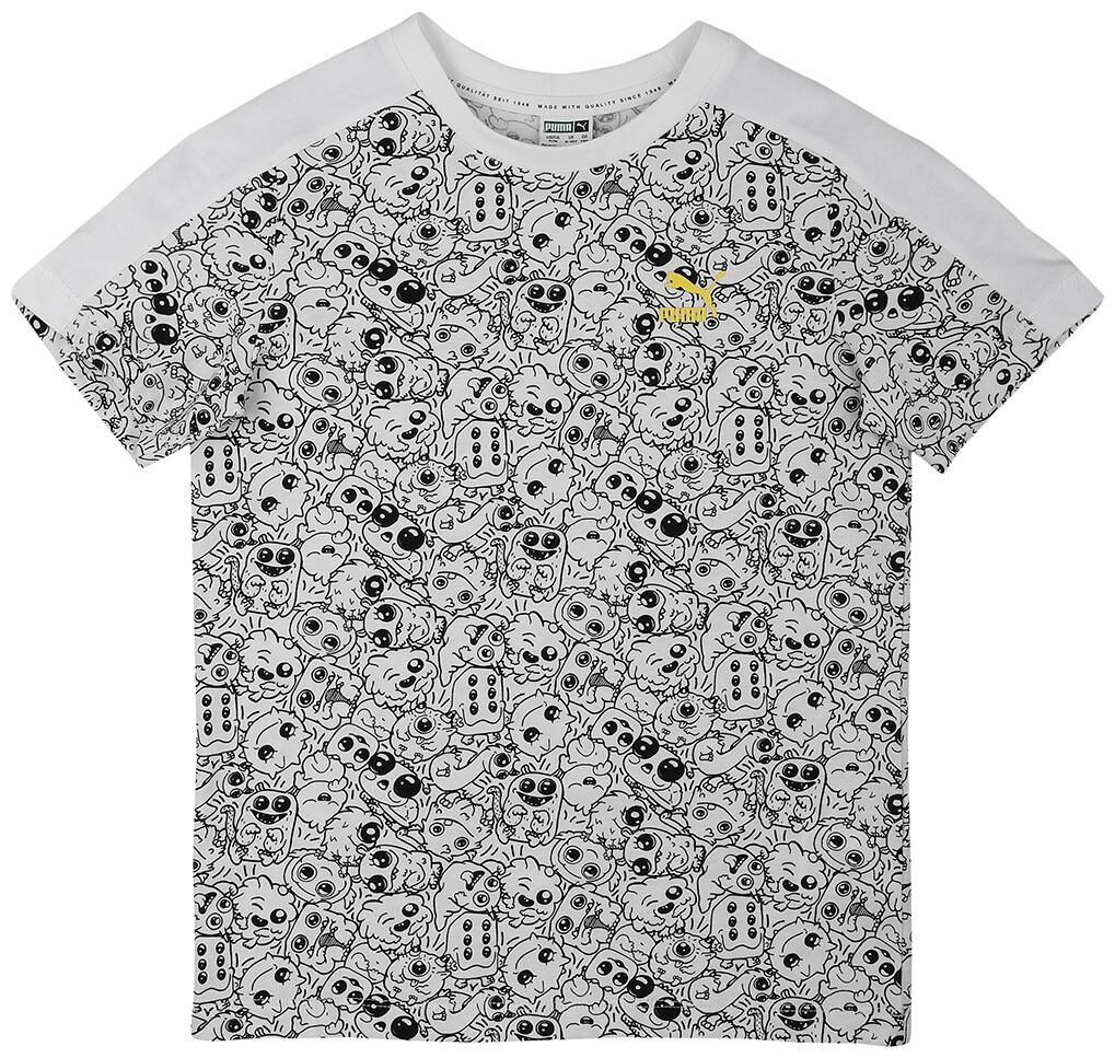 

Puma Boy Cotton Printed T-shirt - White