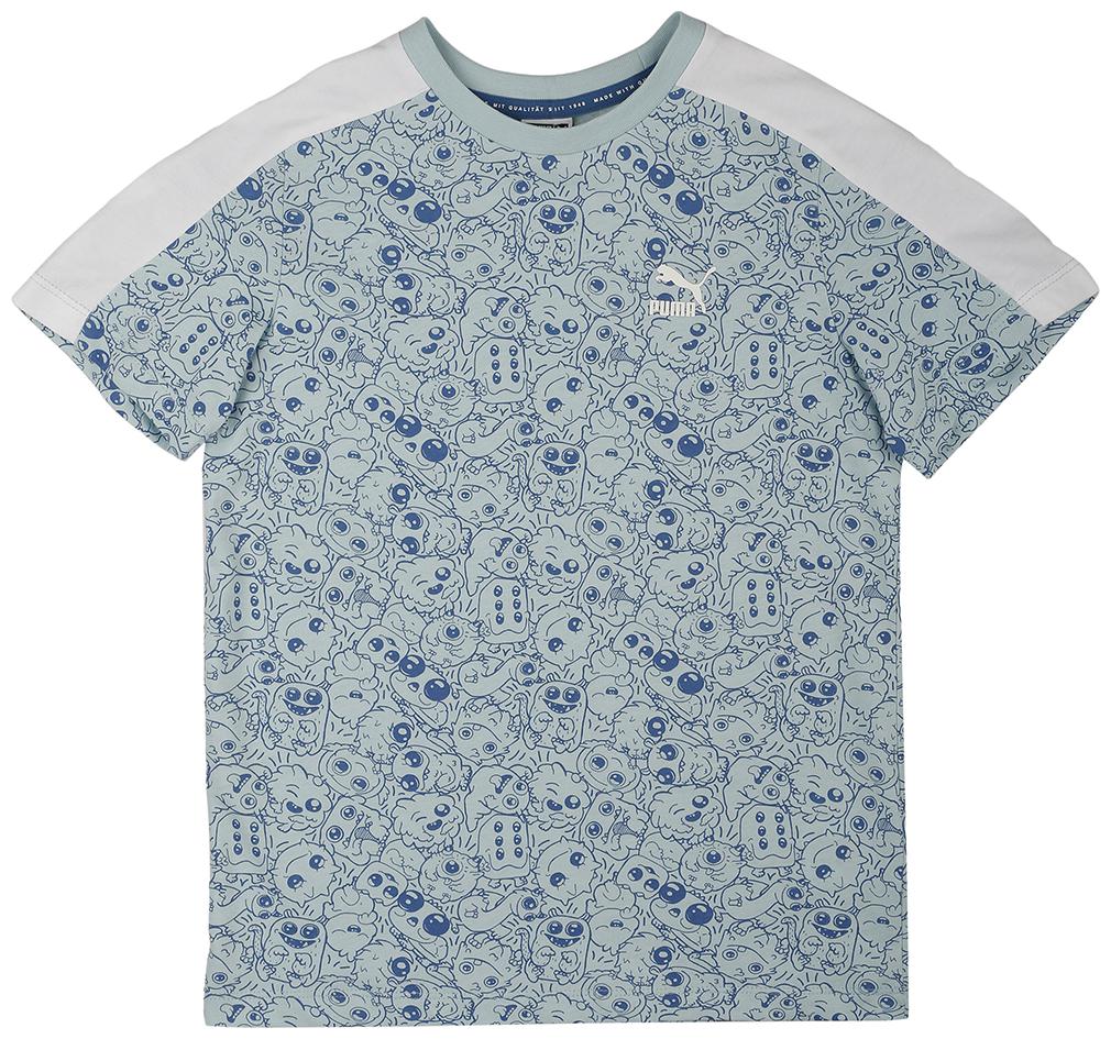 

Puma Boy Cotton Printed T-shirt - Blue