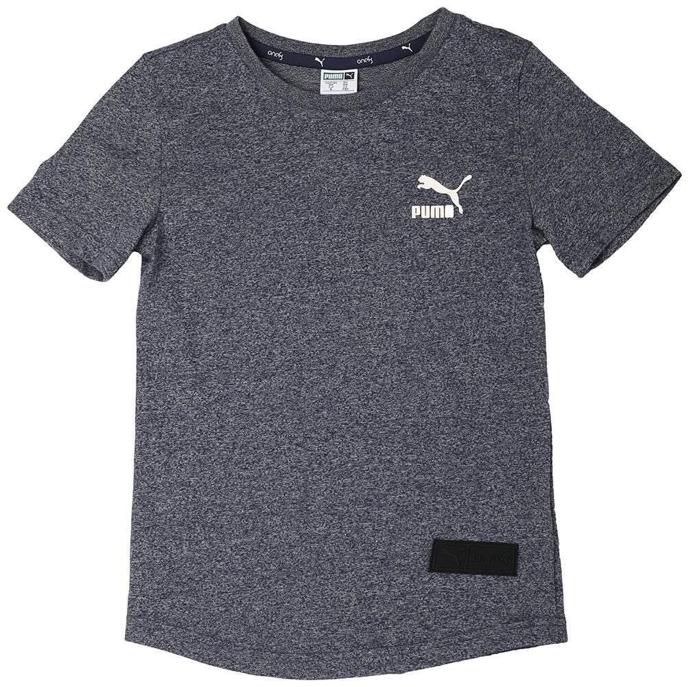 

Puma Boy Polyester Solid T-shirt - Grey
