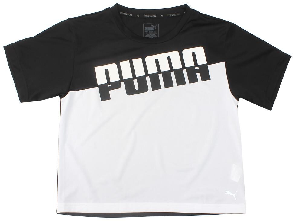 

Puma Girl Polyester Printed T shirt - Black