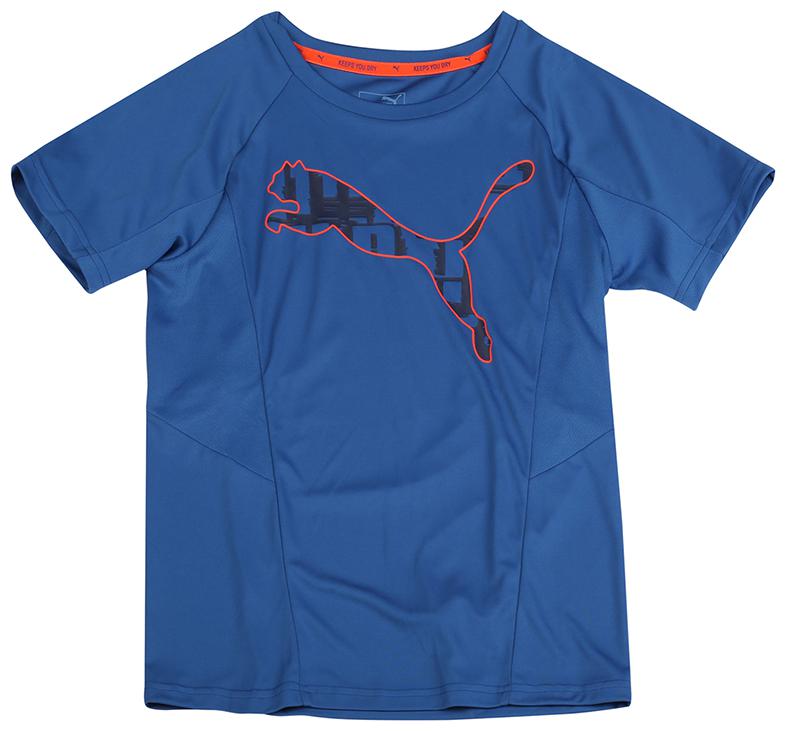 

Puma Boy Polyester Printed T-shirt - Blue
