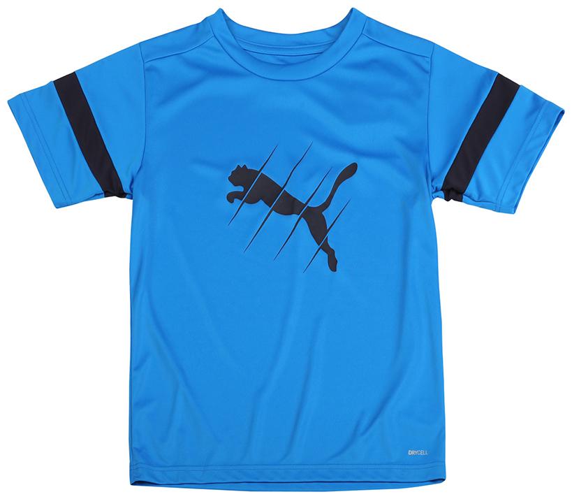 

Puma Boy Polyester Printed T-shirt - Blue