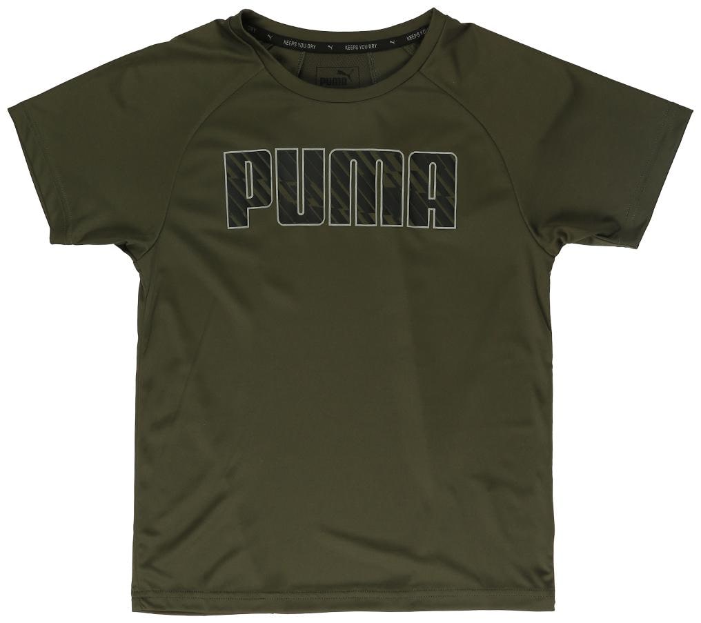

Puma Boy Polyester Printed T-shirt - Green
