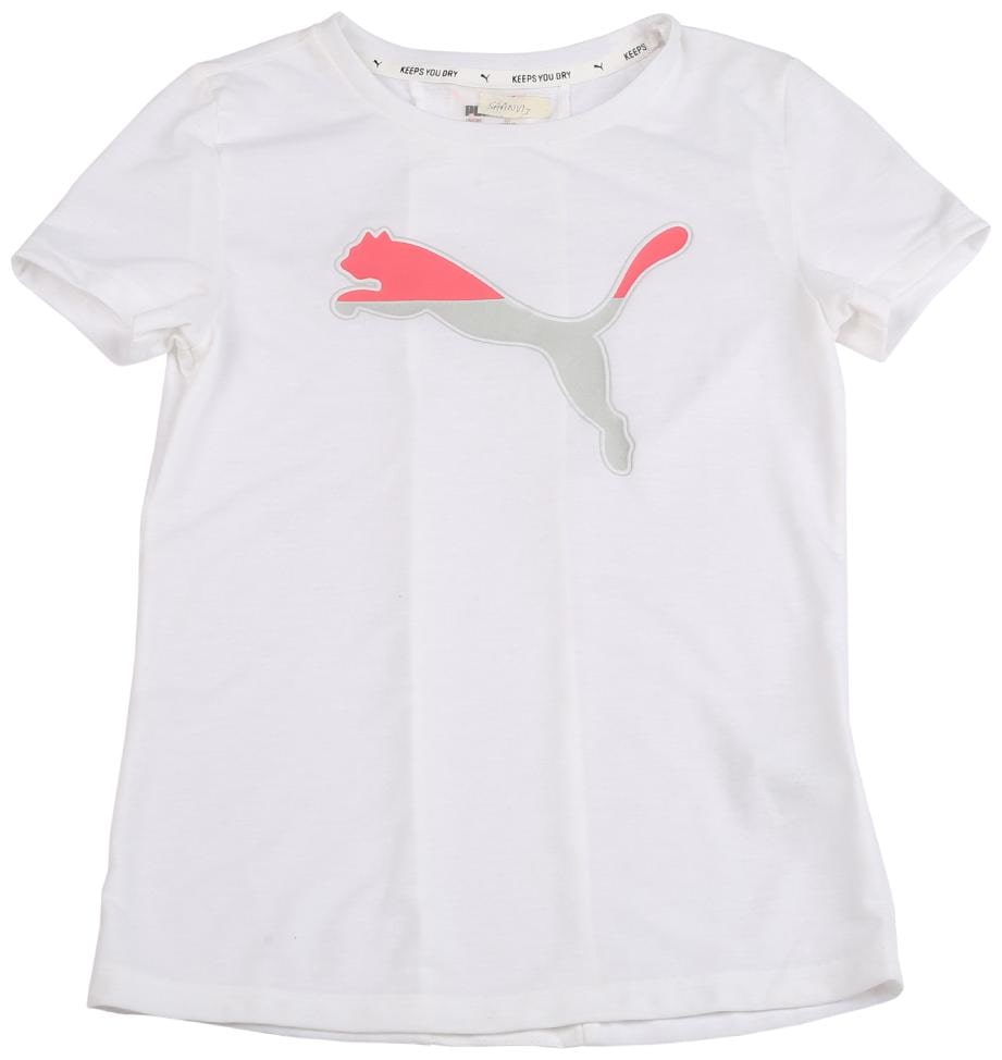 

Puma Girl Polyester Printed T shirt - White