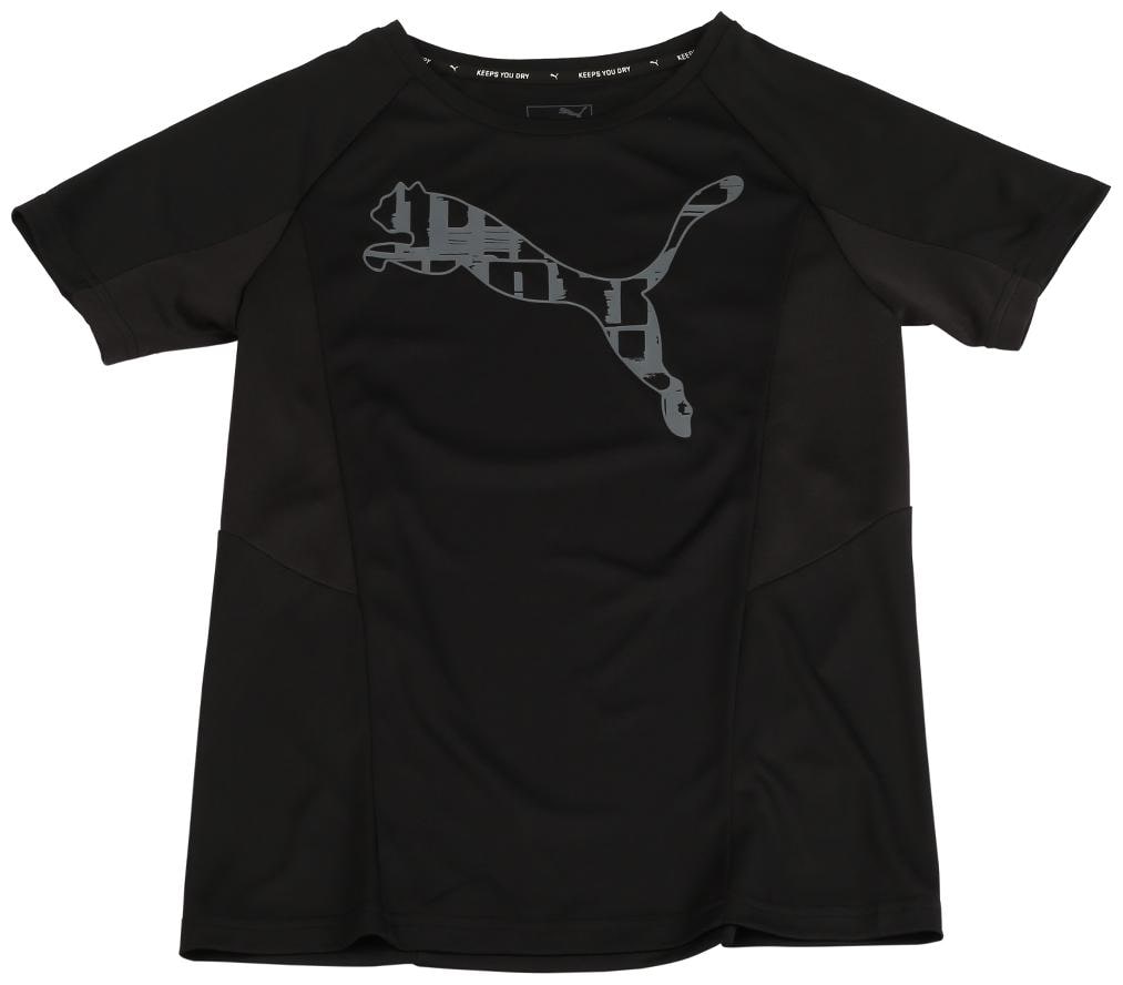 

Puma Boy Polyester Printed T-shirt - Black