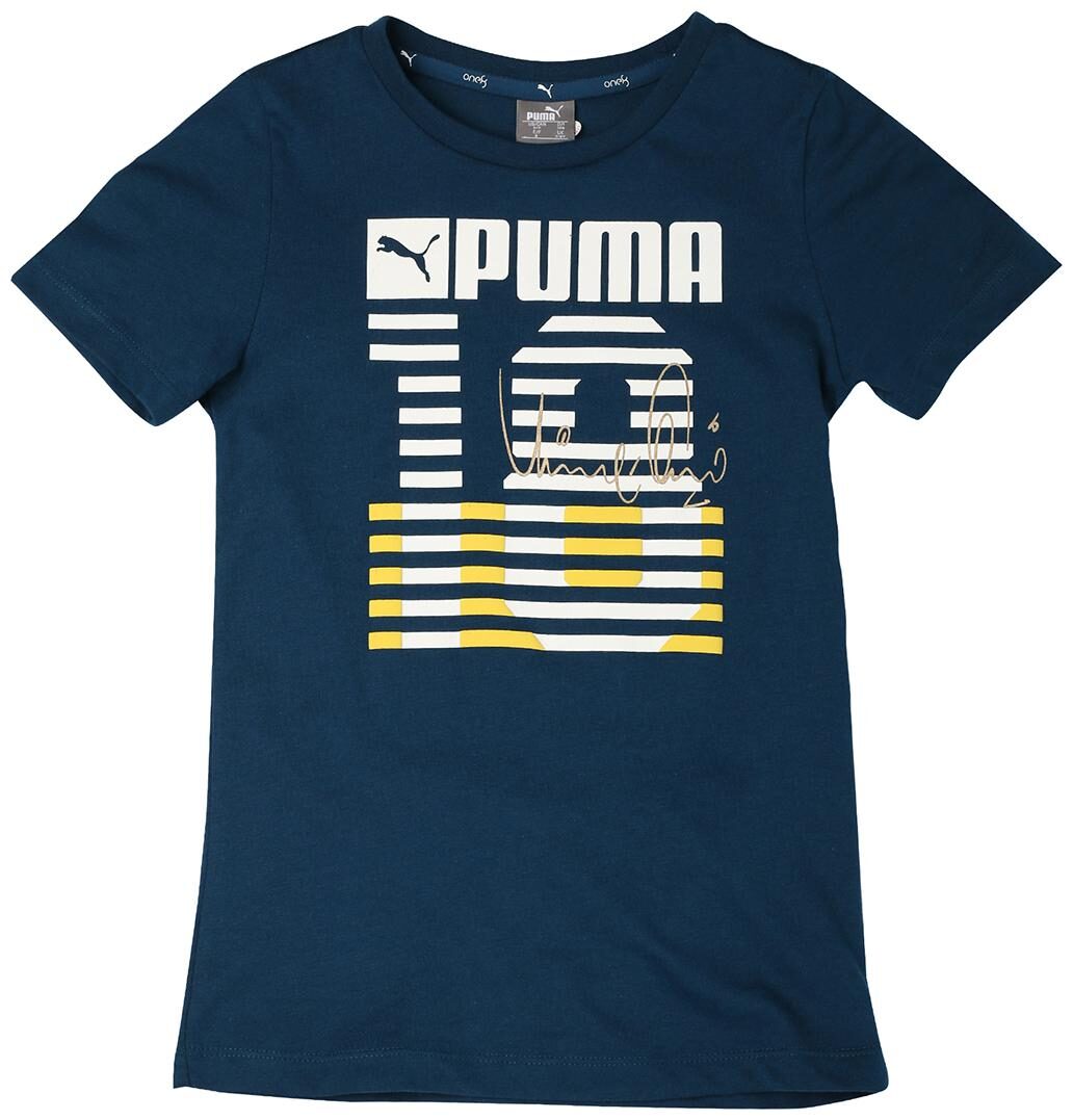 

Puma Boy Polyester Printed T-shirt - Blue