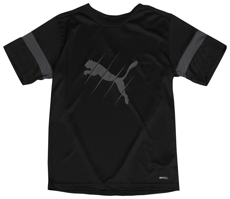 

Puma Boy Polyester Printed T-shirt - Black