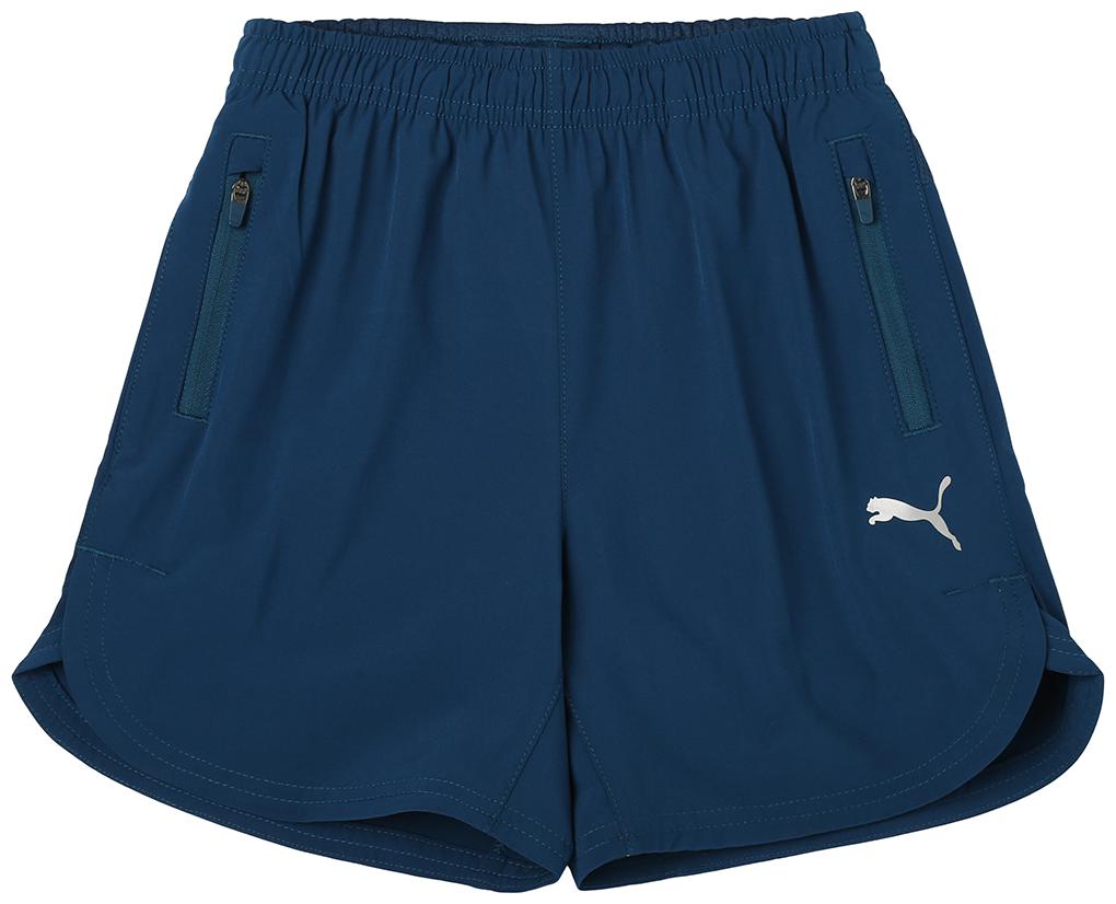

Puma Polyester Solid Blue Shorts For Boys
