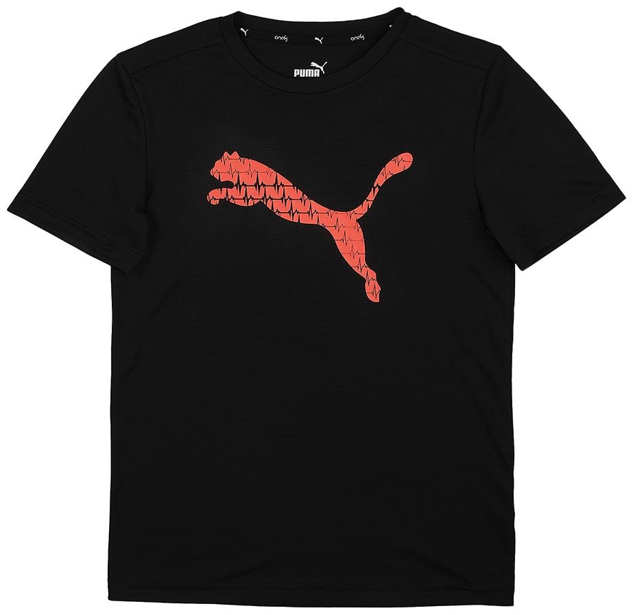 

Puma Boy Polyester Printed T-shirt - Black
