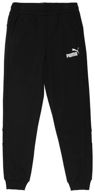 Puma Boy Cotton Tracksuit - Black