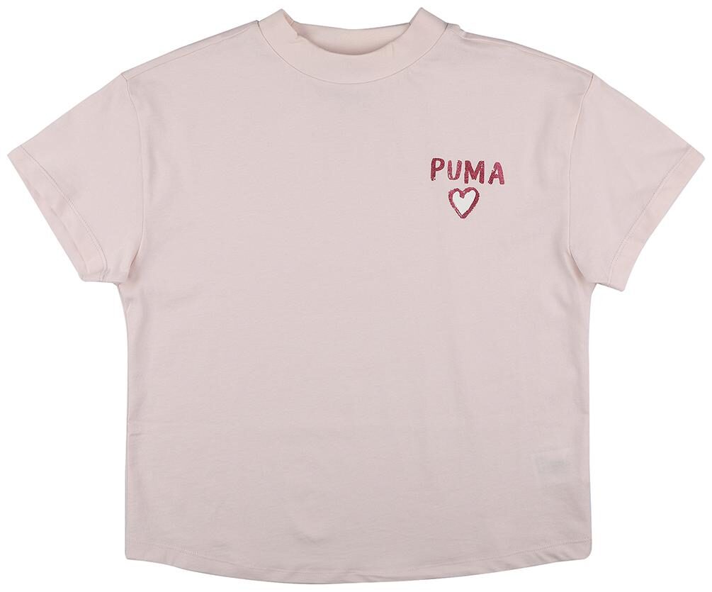 

Puma Girl Cotton Printed T shirt - Pink