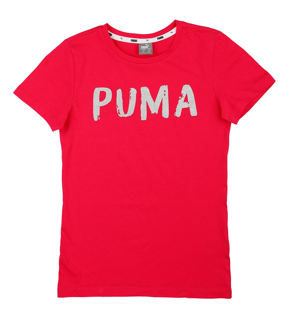 

Puma Girl Cotton Printed T shirt - Pink