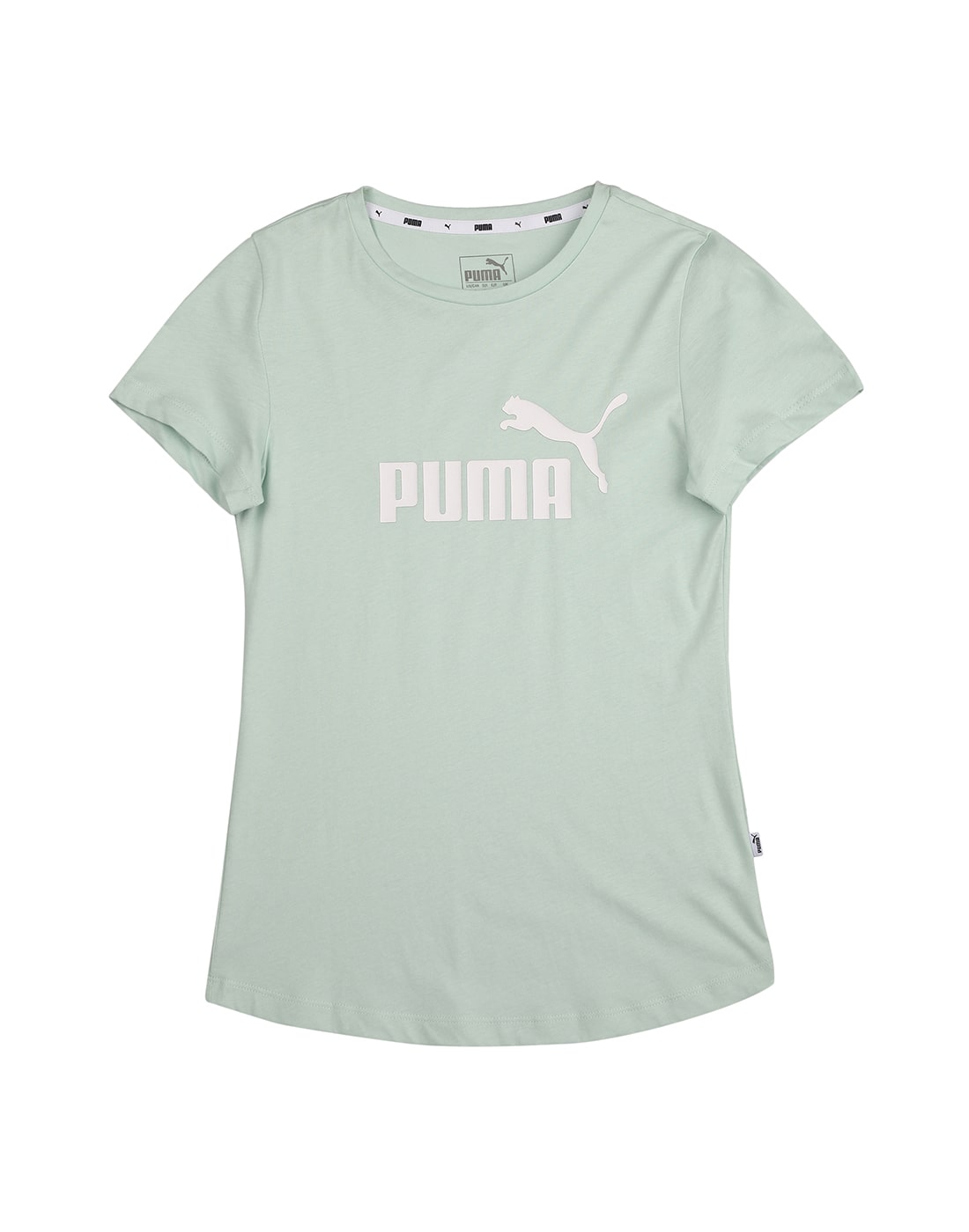 

Puma Girl Cotton Printed T shirt - Green