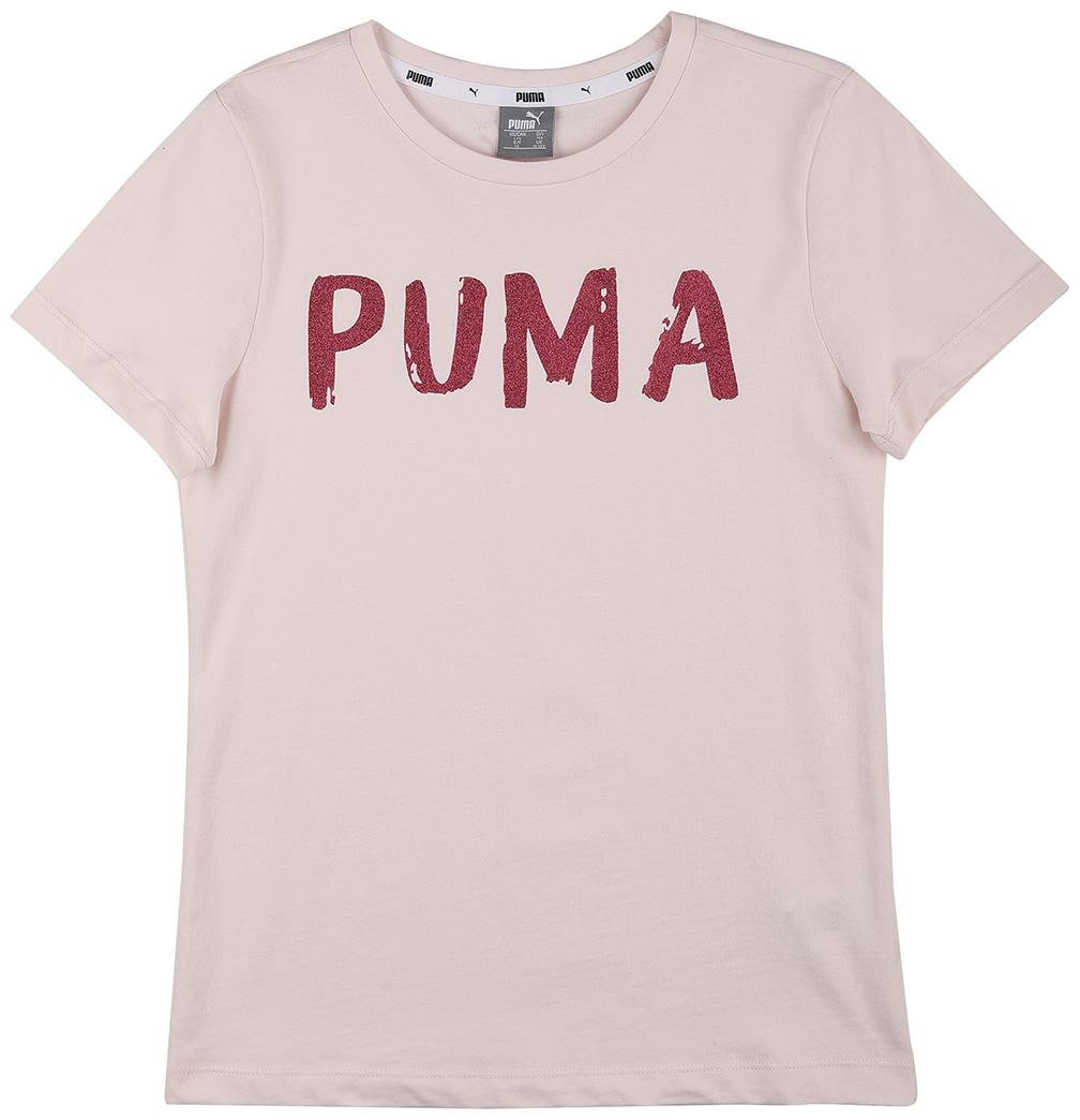 

Puma Girl Cotton Printed T shirt - Pink