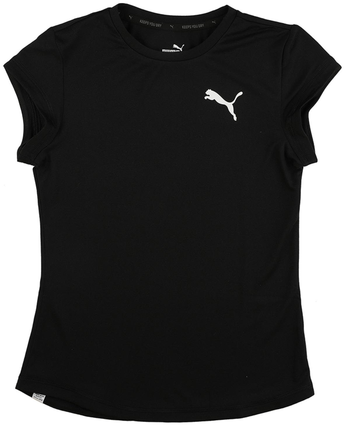 

Puma Girl Cotton Printed Top - Black