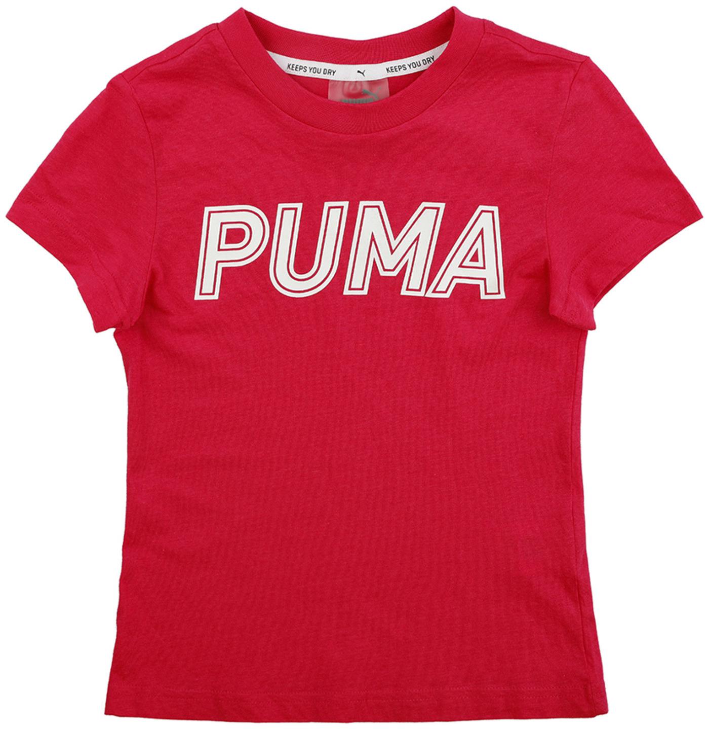 

Puma Girl Cotton Printed Top - Pink